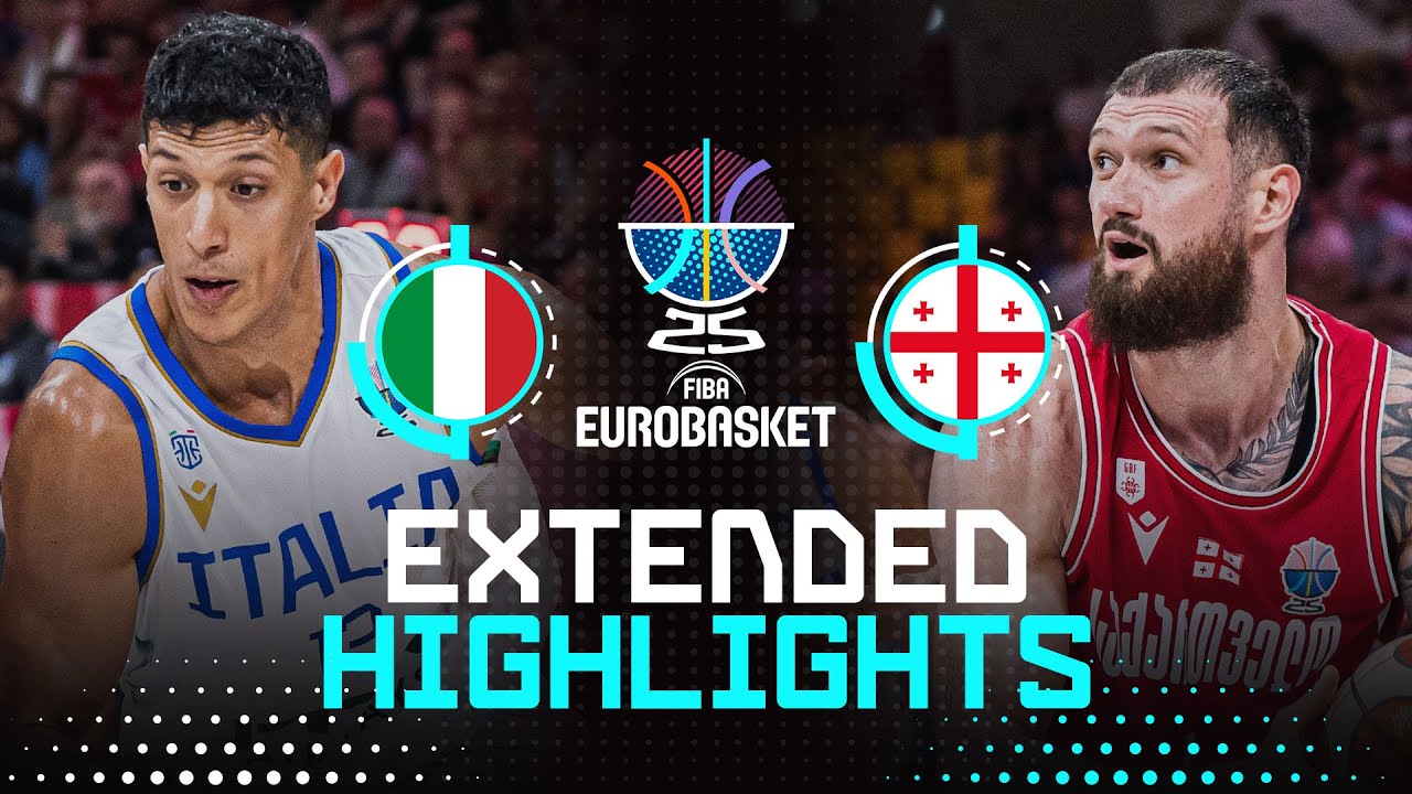 Italy 🇮🇹 vs Georgia 🇬🇪 | Extended Highlights | FIBA EuroBasket 2025