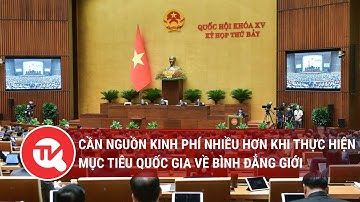 Cần bố trí nguồn kinh phí nhiều hơn khi thực hiện mục tiêu quốc gia về bình đẳng giới