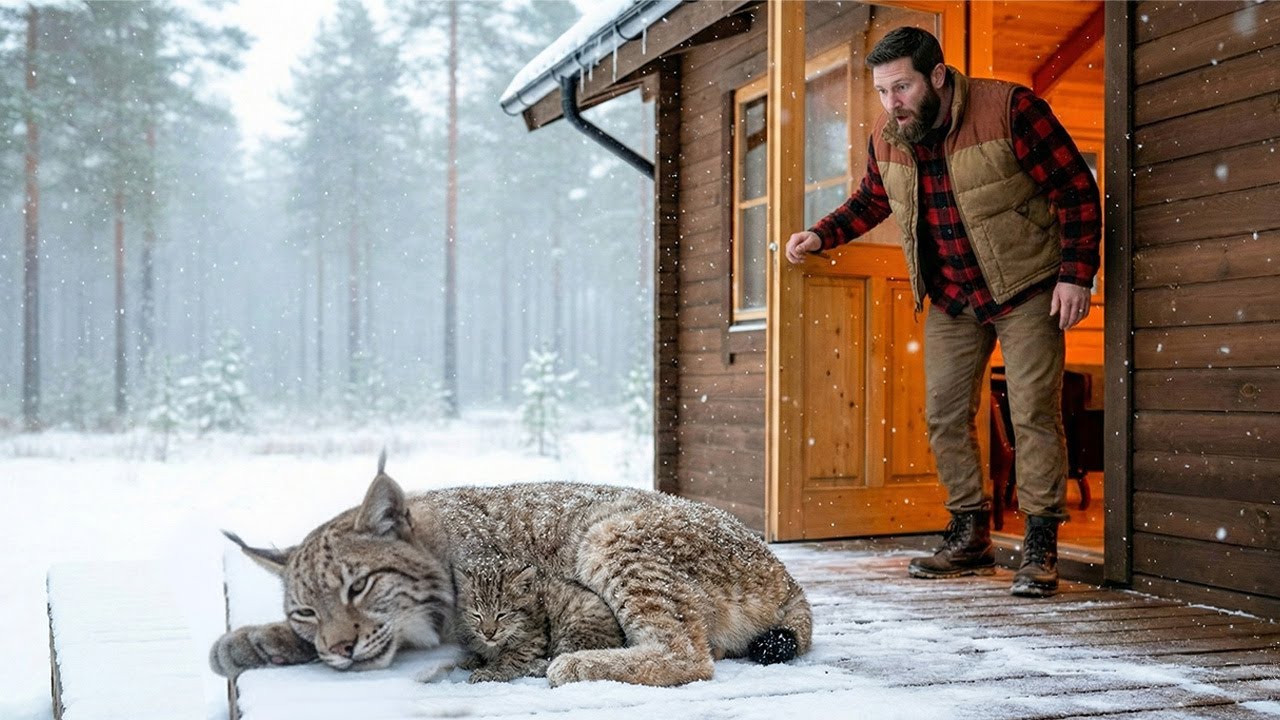He Rescued a Frozen Solid Mother Lynx and Her Cub – Days Later, the UNBELIEVABLE Struck