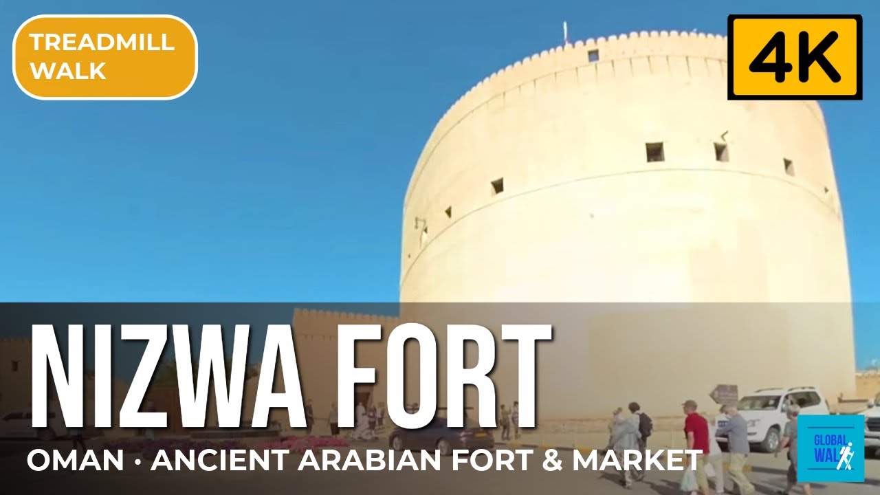 Nizwa Fort & Market 4K — 17th-Century Fort & Friday Souk, Oman