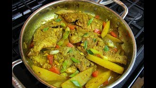 Curry Fish With Green Mango #TastyTuesdays | CaribbeanPot.com