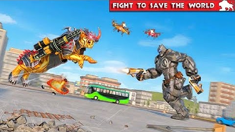 Flying Wild Tiger Robot Gameplay