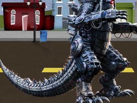 Godzilla Battles: fight 3 - Godzilla (2019) vs MechaGodzilla (2018