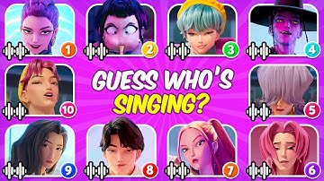 Guess KPop Demon Hunters Songs & Characters by Their Voice ~ Ultimate KPop Quiz