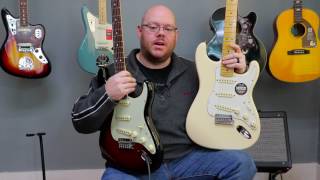 fender american professional vs american standard stratocaster comparison