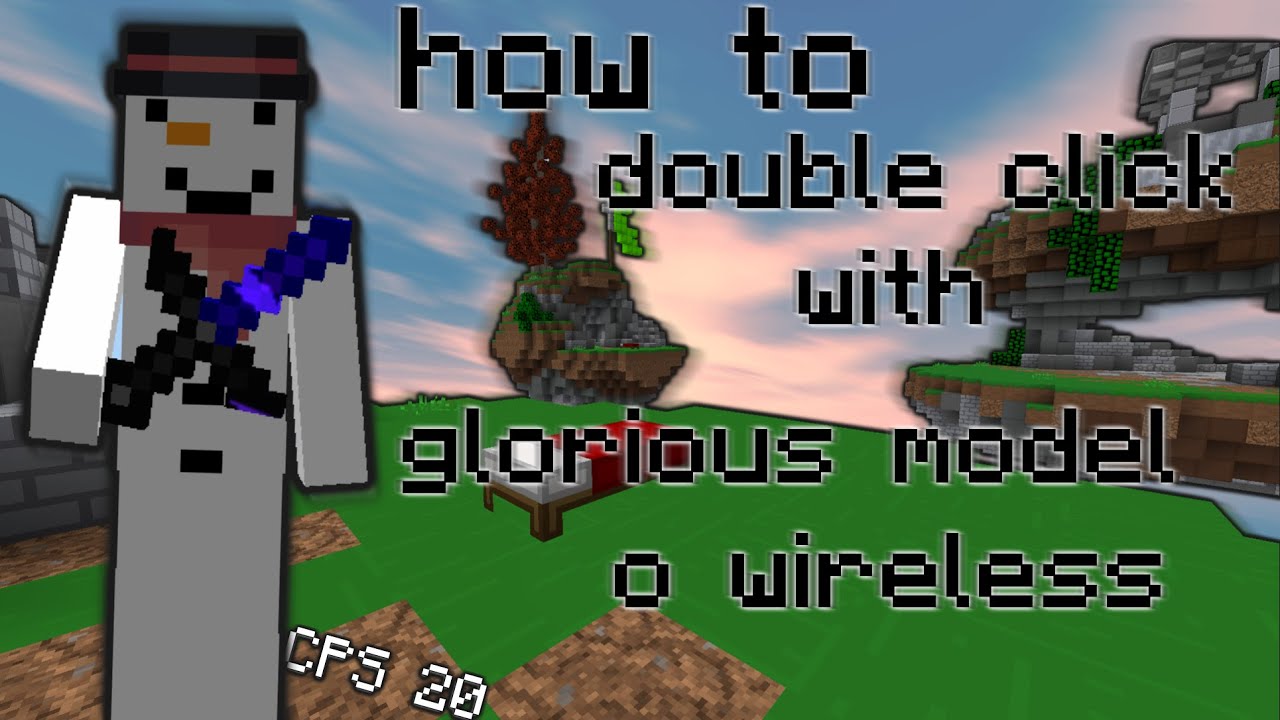 How to Double Click with the Glorious Model O Wireless | Minecraft PvP