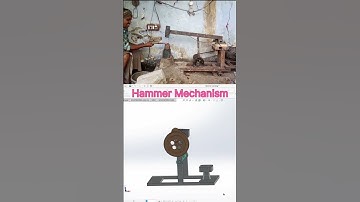 Hammer Mechanism #mechanical #solidworks #cadcammechanical #funny#trending#youtubeshorts #shorts