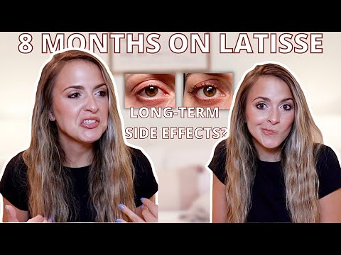 8 MONTH LATISSE RESULTS: how to maintain results & conserve product| any long lasting side effects?