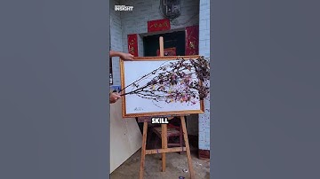 Unique work with tree branches ❤️