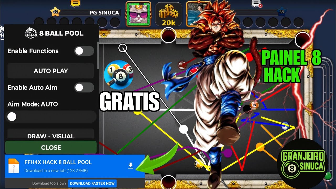 🔥LANÇOU!! 🎱 FFH4X 8 BALL POOL 🎯 HACK FREE 2026 | ATUALIZAÇÃO NOVA |VIP ANDROID & iOS | 100% ANTI-BAN