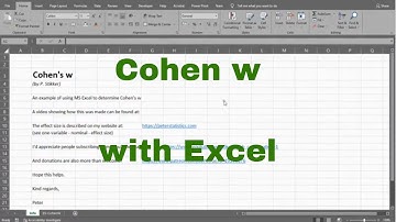 Excel - Cohen