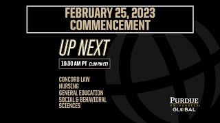 Purdue Global February 2023 InPerson Commencement