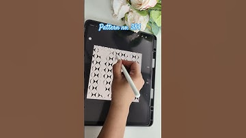 384-Geometric Pattern Procreate Brush #procreatebrushes #procreatedigitalart #procreate #satisfying