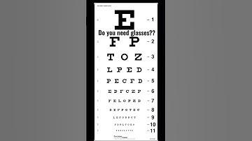 Thumbnail of Do you need glasses? 🤓👓 #shorts #tests
