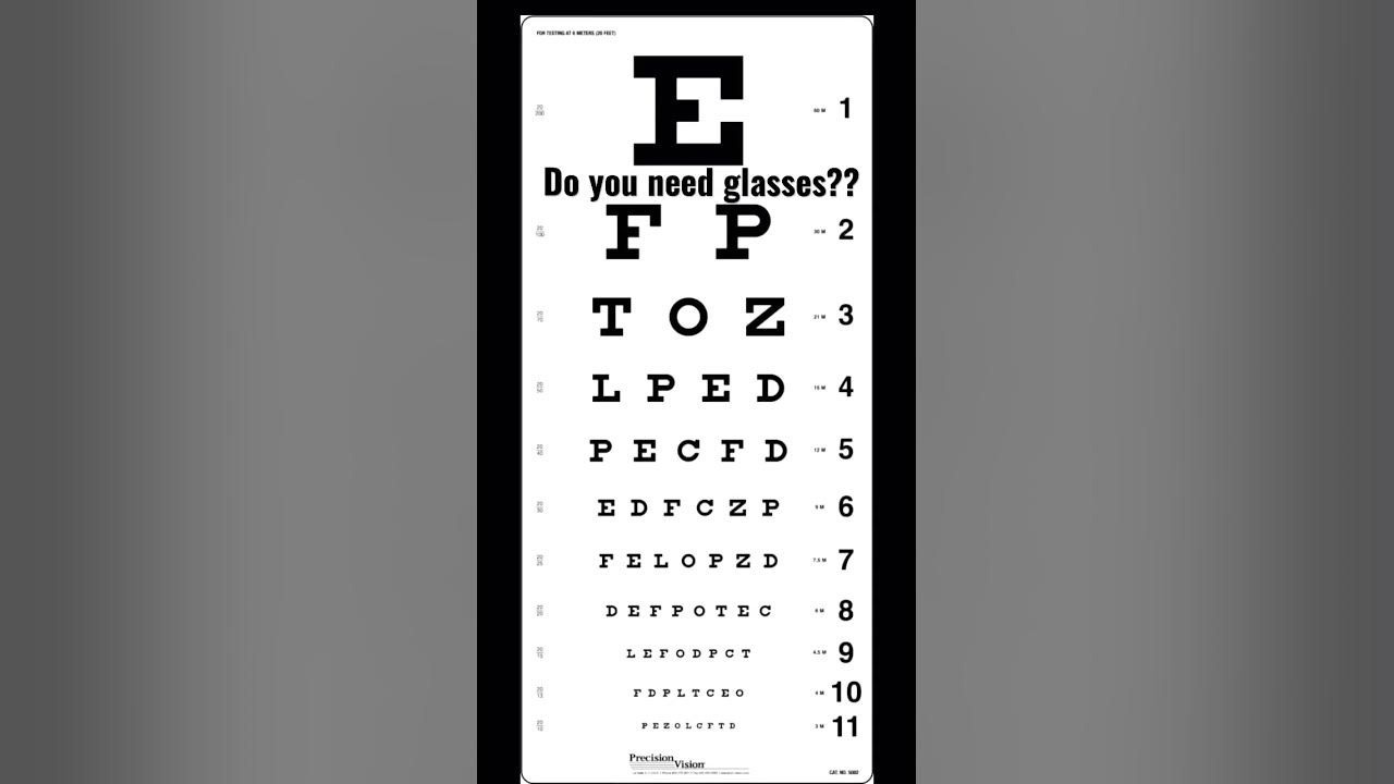 Do you need glasses? 🤓👓 #shorts #tests