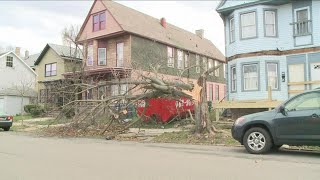 Storm cleanup across City of Buffalo