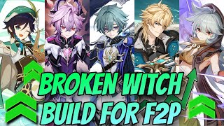 f2p: build ALL Hexerai Character Showcase | GENSHIN IMPACT