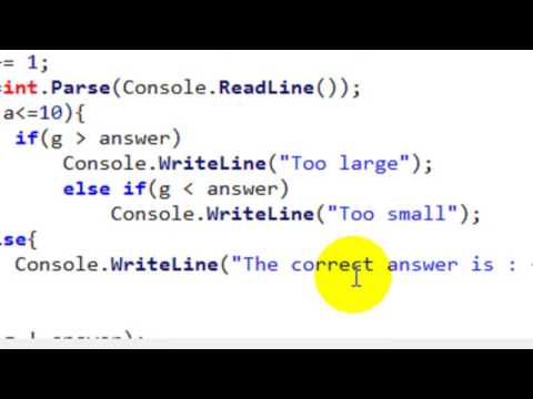 โปรแกรมแบบ Console Application (สุ่มตัวเลข)