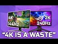 Is 4k a waste  1440p vs 4k monitors