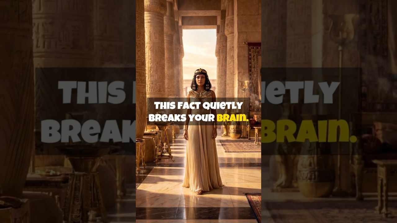 Cleopatra Was Closer to the Moon Landing 