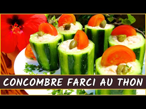 recette-du-concombre-farci-au-thon