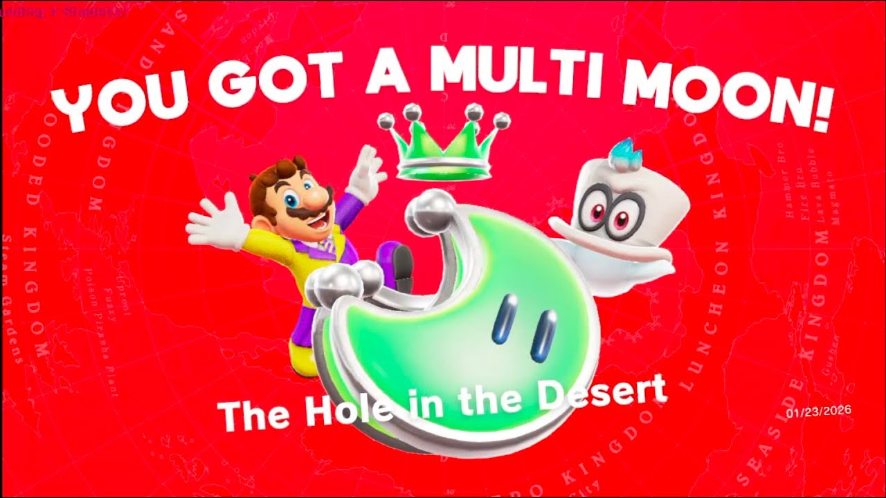 Super Mario Odyssey 1-4 mission gameplay walkthrough | iconic gaming. 