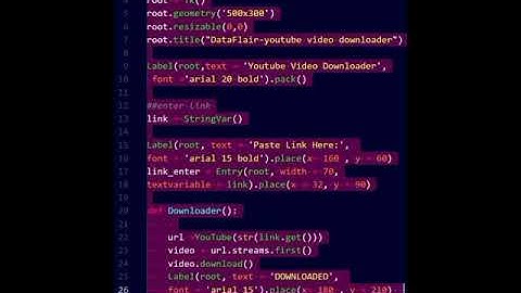 YouTube video downloader by using python programming. #Shorts #programing #coding