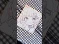 リクエストで猫耳メイド（？）描いてみた！【リクエスト募集中】 #イラストメイキング #アナログ