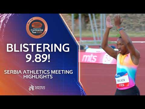 ⚡9.89 100m 🇿🇦 | HIGHLIGHTS | Serbia Athletics Meeting 2026
