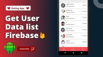 Show all user list from firebase realtime database in Android | Dating App tutorials.