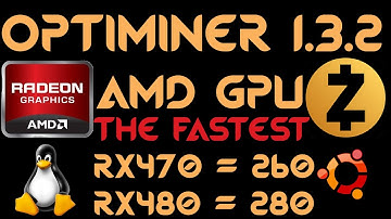 Optiminer 1.3.2 ZCash AMD GPU Miner for Linux rx470 rx480