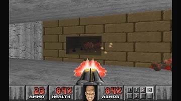 Playstation Doom (1995)  DOOM II Levels 1 & 2 HD 60fps