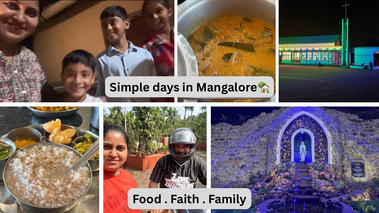 ✨Simple Days in Mangalore 🌿 | Food, Family & Faith😍VibesByRolChris 