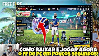 COMO BAIXAR FREE FIRE NO NOTEBOOK E PC FRACO NA NOVA ATUALIZAÇÃO ! MELHOR EMULADOR PRA PC FRACO 2026