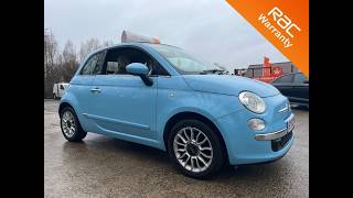 2012 Fiat 500 1.2 cc , Petrol, Manual, power hood convertible, low road tax, car finance available
