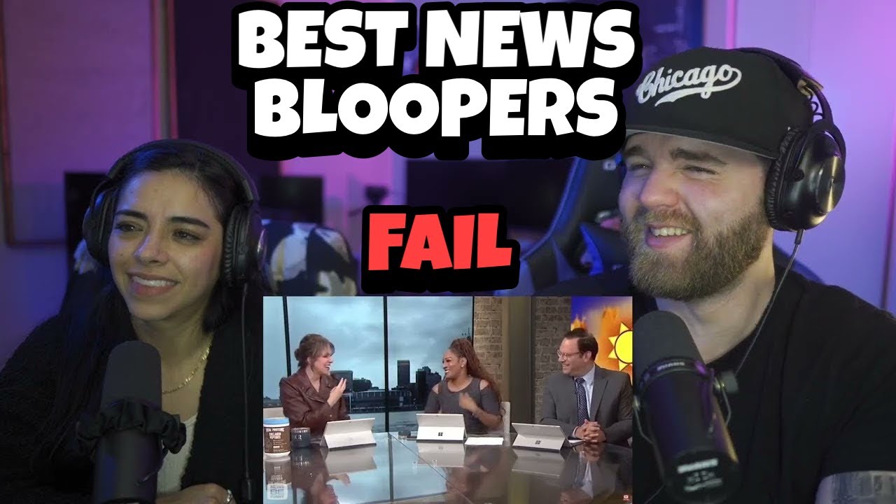 Best News Bloopers 2024 | I THINK I CRACKED A RIB 🤣 (REACTION)