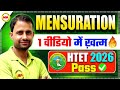 HTET 2026 Maths Complete Mensuration | One Shot Full Chapter 🔥 | Sonu Sir