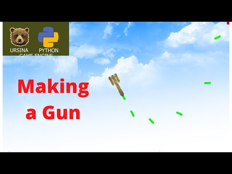 Making a Gun That Can Shoot Around in Ursina Engine