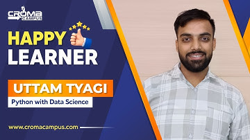 𝐂𝐫𝐨𝐦𝐚 𝐂𝐚𝐦𝐩𝐮𝐬 𝐑𝐞𝐯𝐢𝐞𝐰 𝐨𝐧 Python with Data Science (Uttam Tyagi)