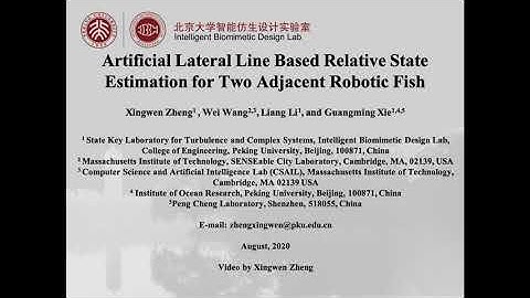 Relative State Estimation Between an Upstream Oscillating Fin and a Downstream Robotic Fish