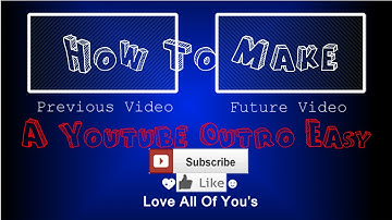 How To Make A Easy Youtube Outro Using Gimp
