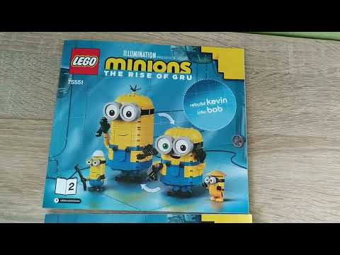 Lego Minions Фигурки миньонов и их дом 75551