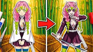 Papel Diy Demon Slayer Maquillaje Para Que Mitsuri Kanroji Se Transforme En Demonio Asmr