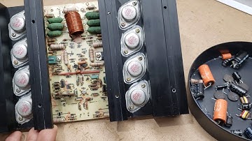 Dicas de bancada 08 - Gradiente A1 - Aperte os parafusos dos transistores de saída.