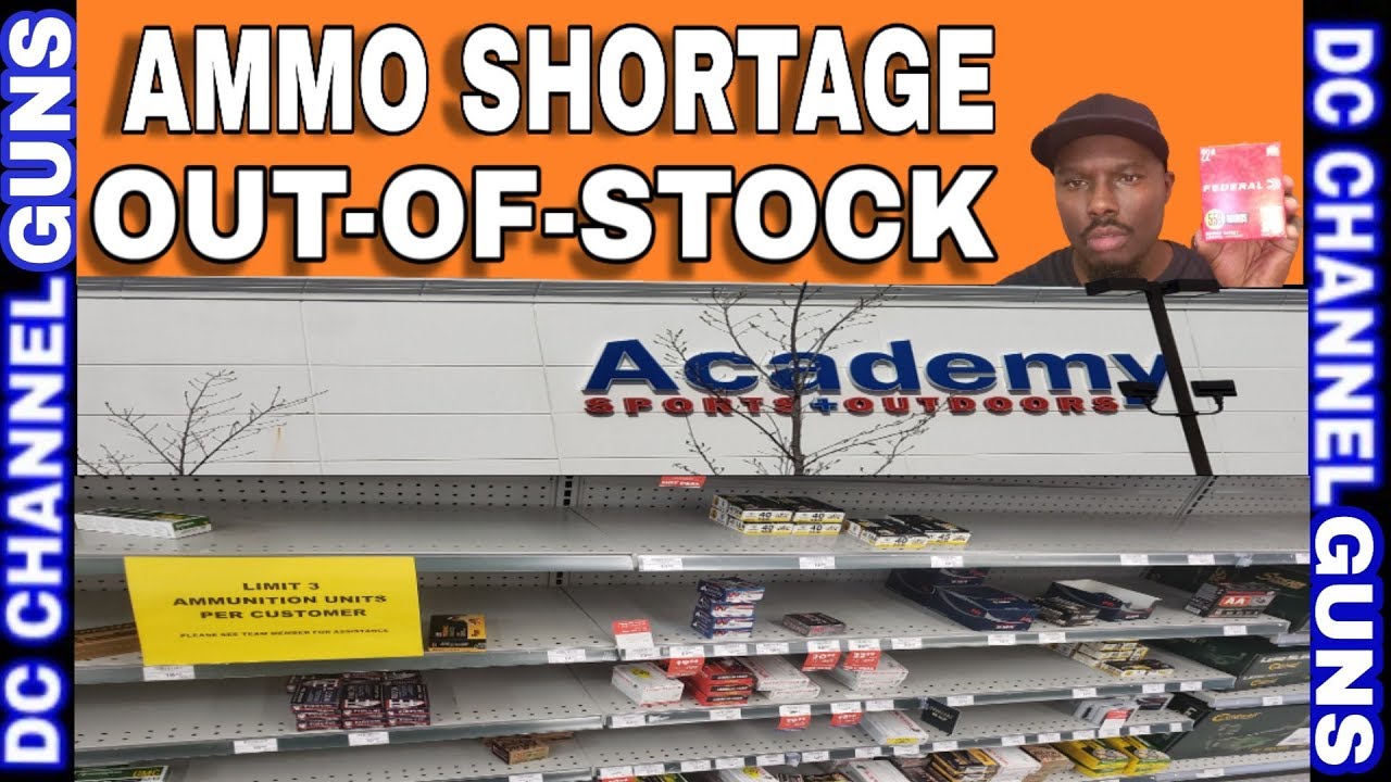 Academy Sports Ammo Shortage Out-of-Stock Shelves Empty | GUNS