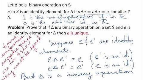 Video 3  Binary Operations