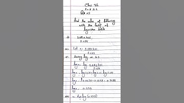Class #9th New #maths Book Chapter 2 #exercise 2.4 Question 5 #education #log #logtable