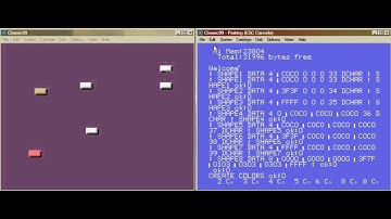 TI-99/4A Bricks Demo in XB and TurboForth