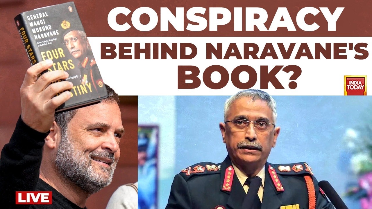 Rahul Gandhi Naravane Book Row LIVE | General Naravane Book Leak Plot News | Naravane Books News
