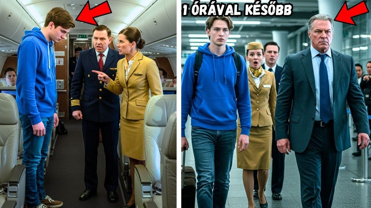 KIDOBTÁK A Fiút az Első Osztályról… 1 Óra Múlva a MÉRGES Apja a LÉGITÁRSASÁG Tulajdonosa Megérkezett